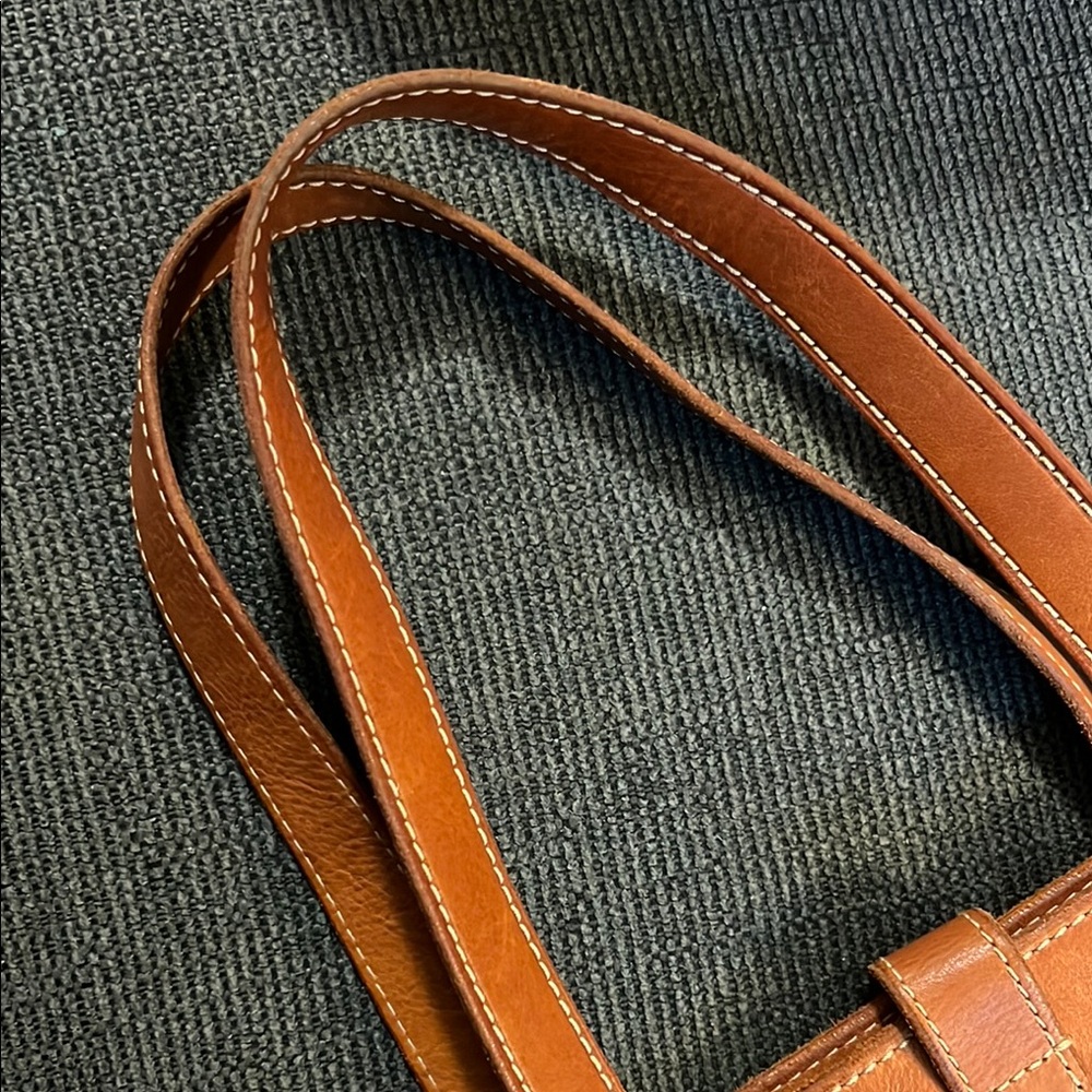 Fossil Vintage Austin Tote Brown Rugged Leather - Picture 10 of 10